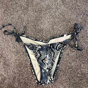 Shade & Shore Blue and White Bikini Bottom